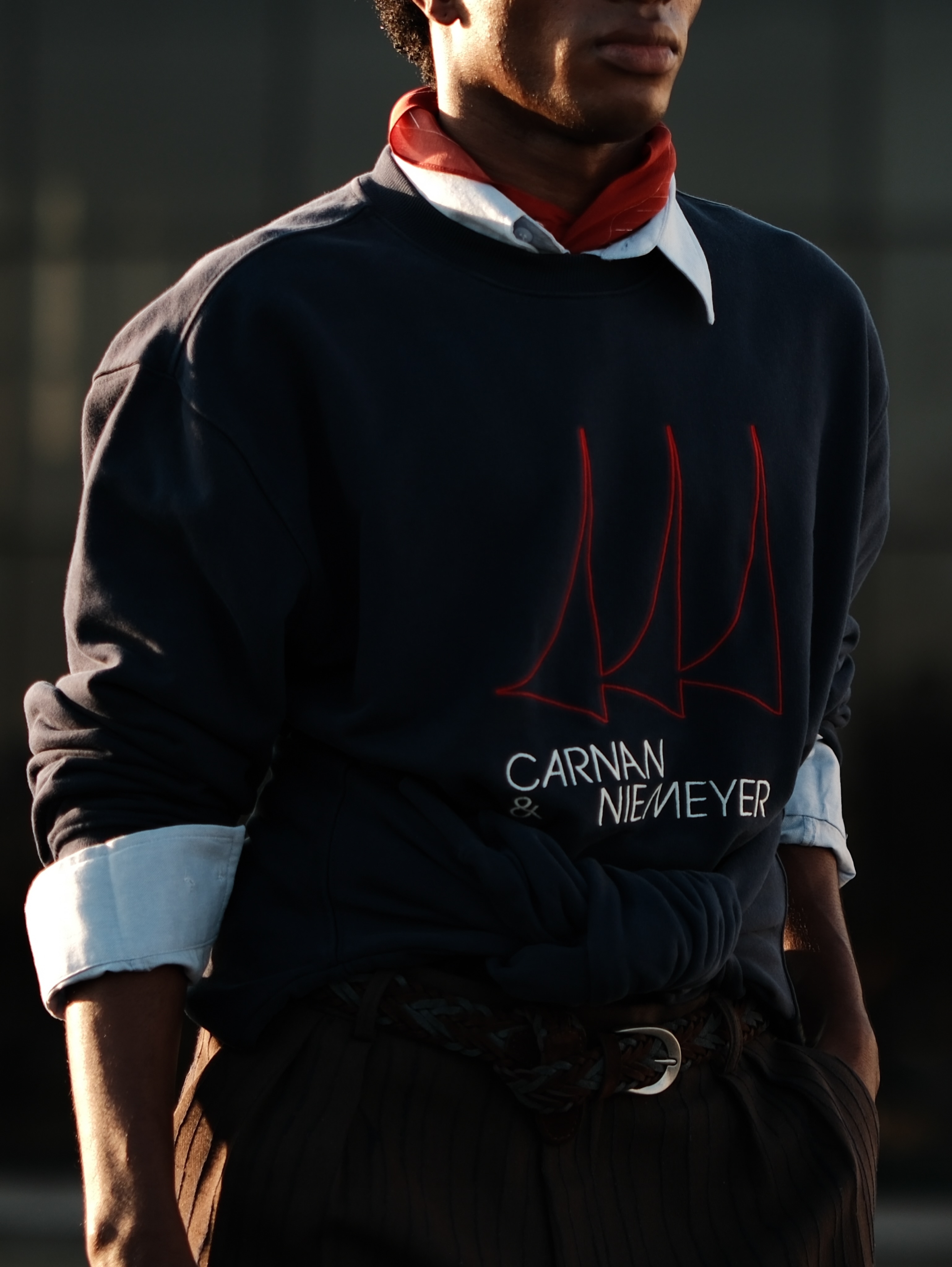 Detalhe do styling Carnan + Niemeyer
