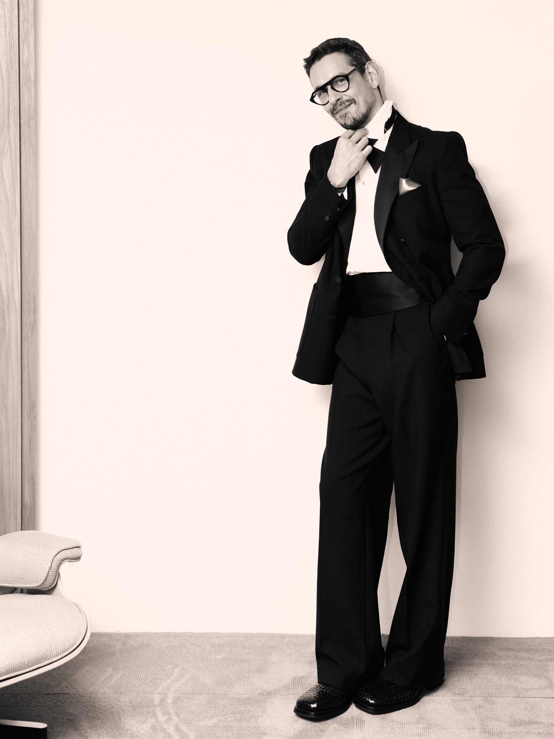 João Vicente de Castro em styling de gala