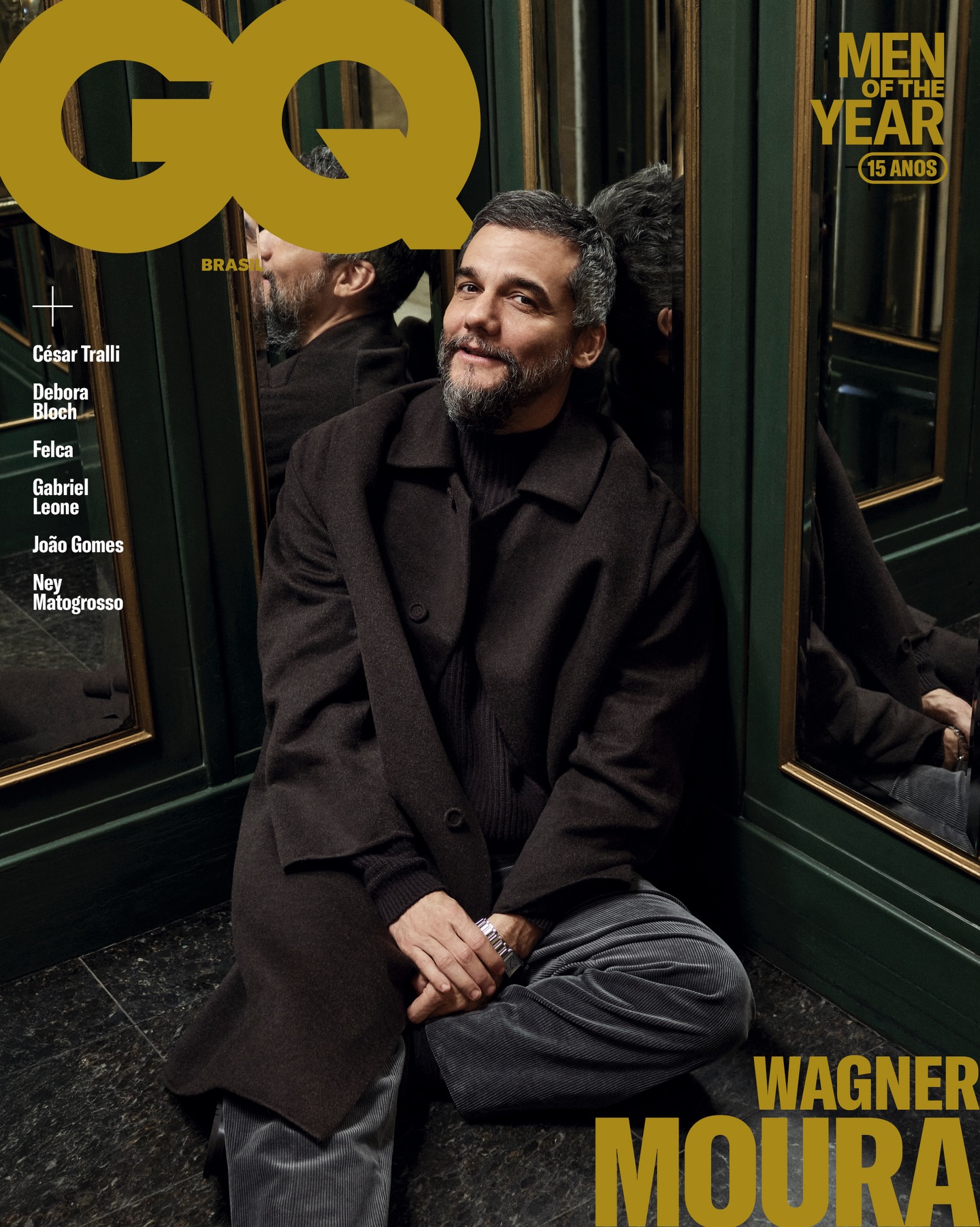 Capa da GQ Brasil com Wagner Moura