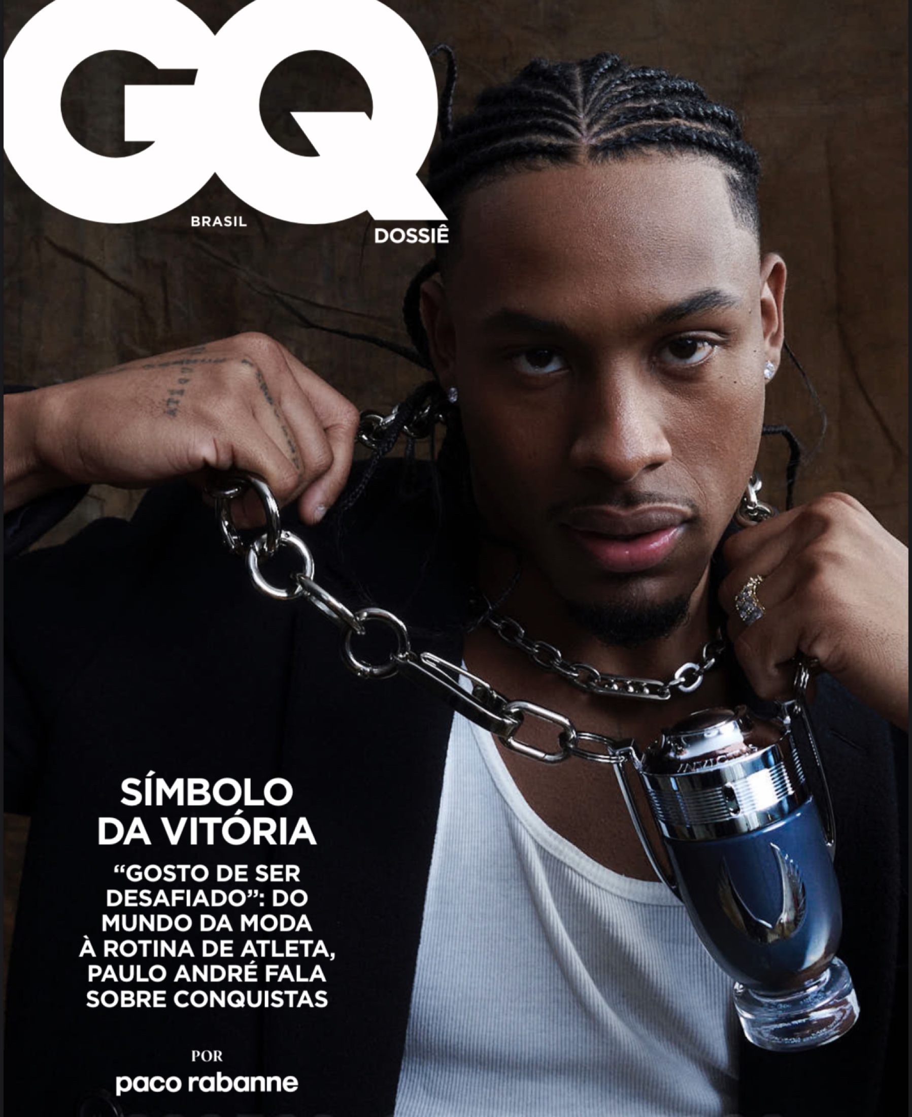 Capa da GQ Brasil Dossiê com Paulo André