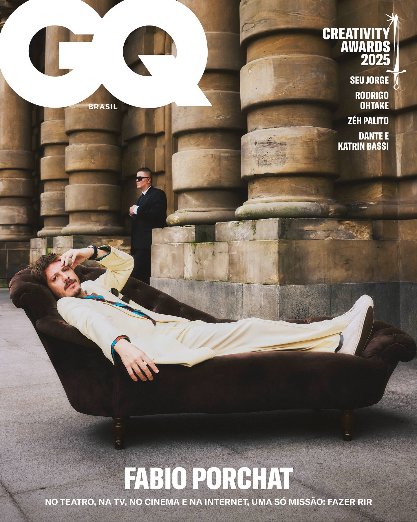 Capa da GQ Brasil com Fabio Porchat